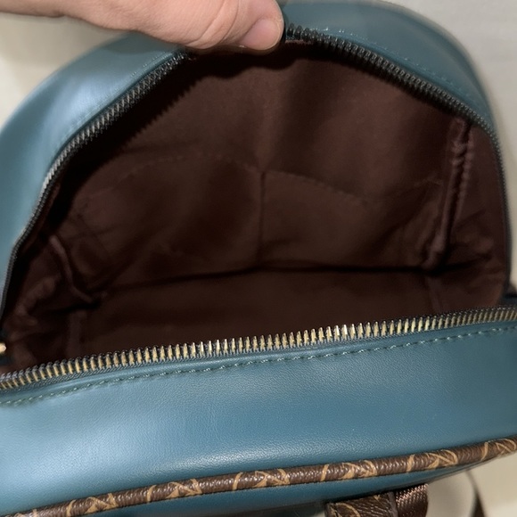 Adrienne Vittadini Small Vegan Leather Backpack - Picture 7 of 8